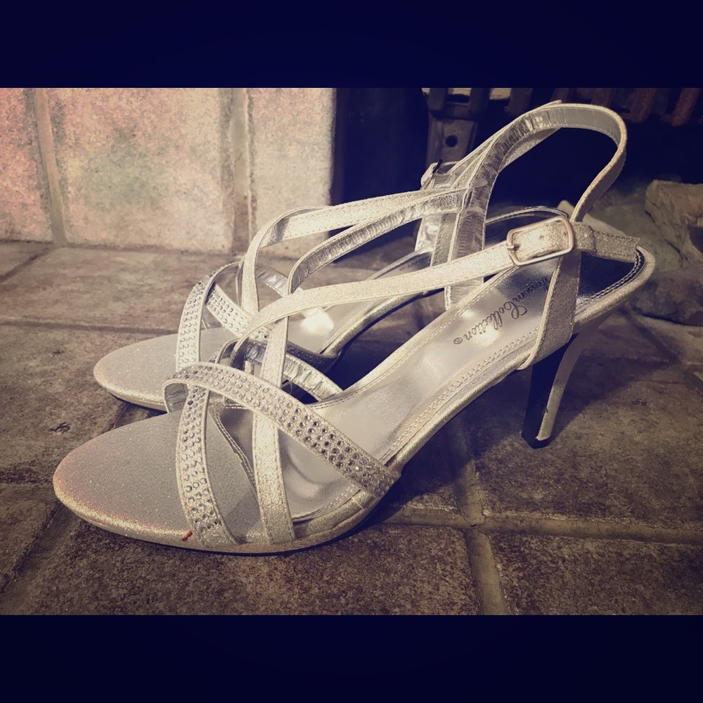 Silver Dress Shoes from Zoey Bell website